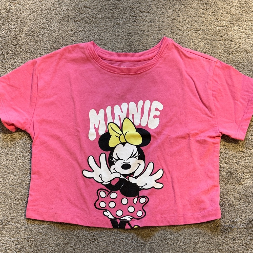 Disney Minnie Mouse Pink Short Sleeve Tee